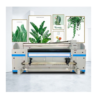 UV-Hybrid-Drucker 1,9 m 6ft Roll-to-Roll ZT1900 mit mehrfarbigen Druckköpfen