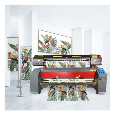 Platten-Type Roll-to-Roll-Drucker Fahne Polyester-Sublimationsdrucker 1,8 m i3200 Druckköpfe