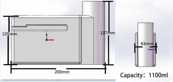 Bekleidungsgeschäfte Alle Druckerei A3 UV Drucker Tintenbehälter mit alarmierenden 500 ml 1000 ml