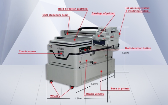 LED-UV-Druck ZT-6090 Autodigitaldrucker für Präglerfarbstift Golfball Geschenkbox